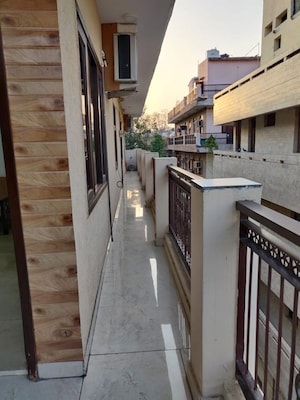 Balcony in 2 BHK Builder Floor at Lajpat Nagar I – for Rent