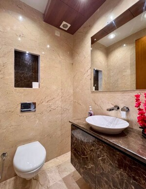 Bathroom in 4 BHK Builder Floor at South Extension ii – for Rent