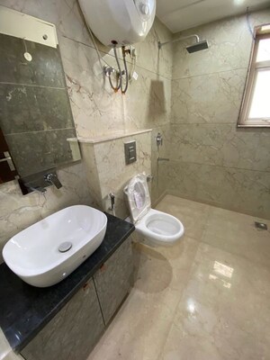 Bathroom in 3 BHK Builder Floor at Sushant Lok Iii – for Sale