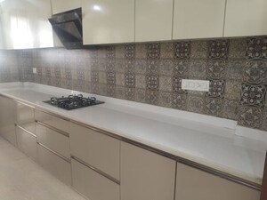 Kitchen in 3 BHK Builder Floor at Sushant Lok Iii – for Sale