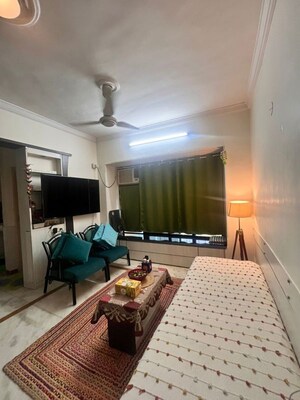 Living Room in 1 BHK Apartment at Andheri West – for Rent