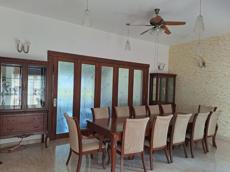 Dining area, hollywood-town 4 Bedroom 7300 Sq.Ft. Villa In International Airport Road Bangalore 10298065