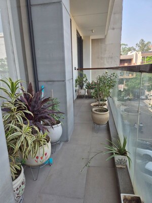 Balcony in 3 BHK Builder Floor at Rajouri Garden – for Rent
