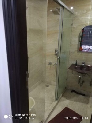 Bathroom in 4 BHK Builder Floor at Rajouri Garden – for Rent