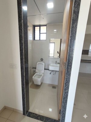 Attached Bathroom in 3 BHK Apartment at Nava Wadaj – for Sale