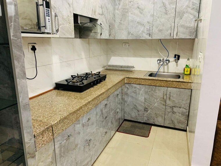 Kitchen, supertech-cape-luxe 3 Bedroom 1718 Sq.Ft. Apartment In Sector 74 Noida 10298570