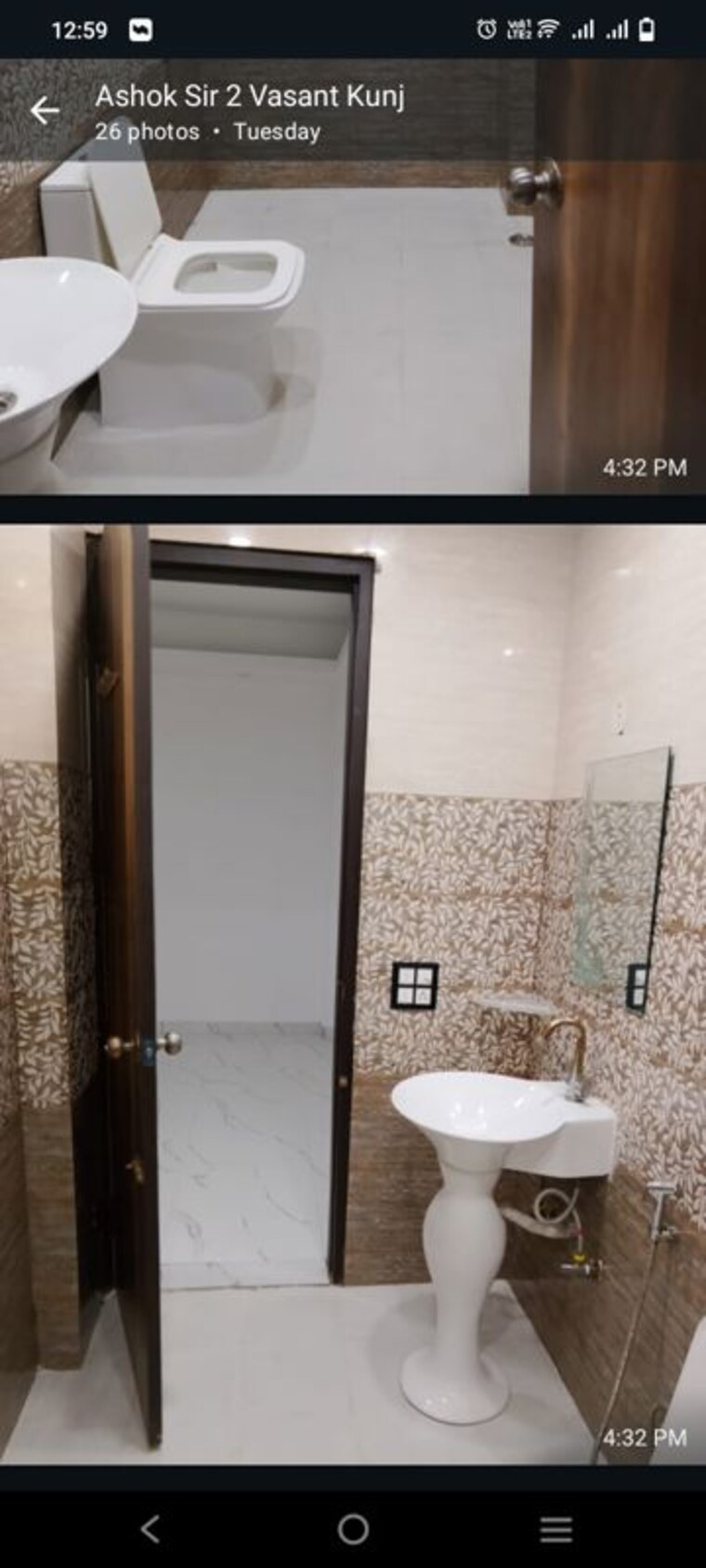 Room, vasant kunj 3 Bedroom 1200 Sq.Ft. Builder Floor In Vasant Kunj Delhi 10298592