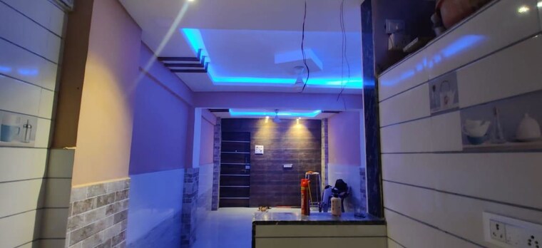Living Room, om-sai-heights 1 Bedroom 585 Sq.Ft. Builder Floor In Airoli Sector 8a Navi Mumbai 10298752