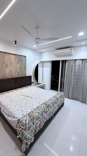 Bedroom in 3 BHK Apartment at Nyati Evolve 1, Magarpatta City – for Rent
