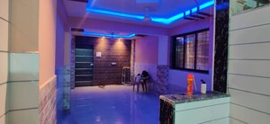 Living Room in 1 BHK Builder Floor at Om Sai Heights, Airoli Sector 8a – for Sale
