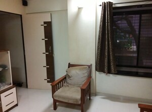 Living Room in 1 BHK Builder Floor at Om Sai Heights, Airoli Sector 8a – for Sale