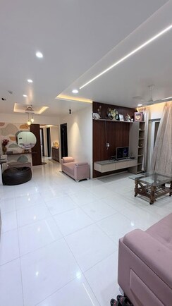 3 BHK + Pooja Room,Servant Room,Study Room,Extra Room,Basement,Store Room Apartment For Rent in Nyati Evolve 1