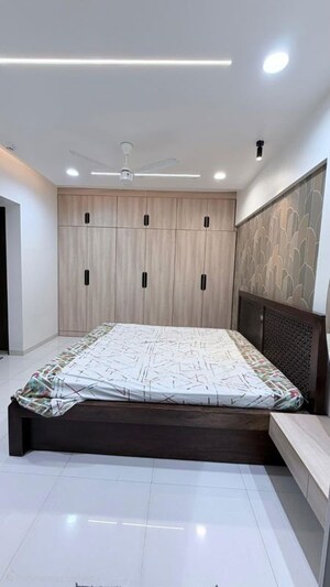 Bedroom in 3 BHK Apartment at Nyati Evolve 1, Magarpatta City – for Rent