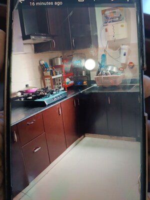 Kitchen in 3 BHK Apartment at Vasu Fortune Residency, Raj Nagar Extension – for Rent