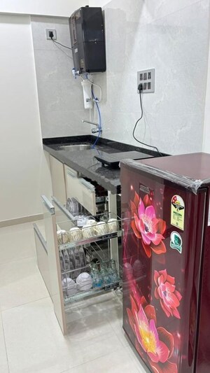 Kitchen in 1 RK Apartment at Bramhacorp Townhouse, Balewadi – for Rent