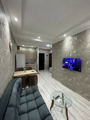 Living Room in 4 BHK Apartment at Oberoi Realty Sky Heights, Andheri West – for Sale