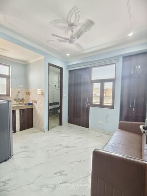 Living Room in 1 BHK Builder Floor at Saket – for Rent