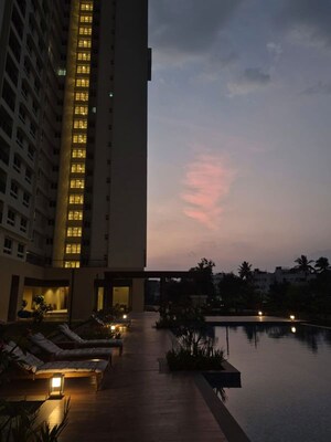 3 BHK Apartment – Exterior View View at Thanisandra - for Rent