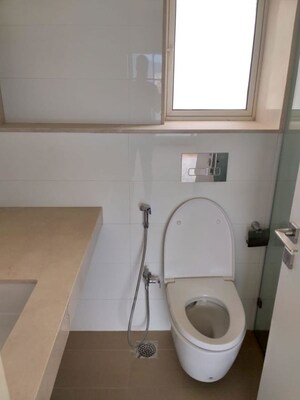 Bathroom in 3 BHK Apartment at Godrej The Trees, Vikhroli East – for Rent