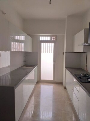 Kitchen in 3 BHK Apartment at Godrej The Trees, Vikhroli East – for Rent