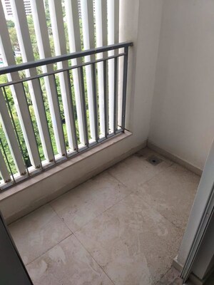 Balcony in 3 BHK Apartment at Godrej The Trees, Vikhroli East – for Rent