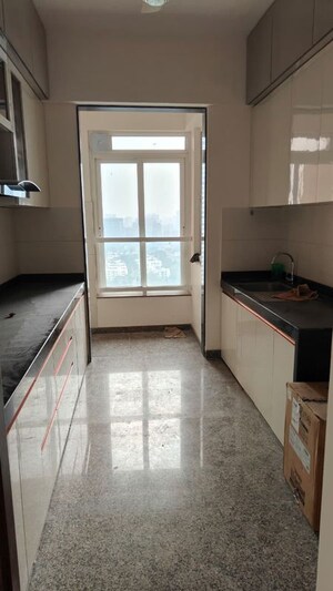 Kitchen in 3 BHK Apartment at Kalpataru Radiance, Goregaon West – for Rent