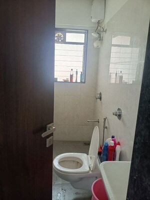 Bathroom in 2 BHK Apartment at DGS Sheetal Tapovan, Malad East – for Rent