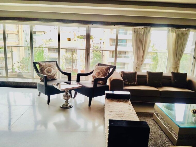 Living Room, juhu 4 Bedroom 2900 Sq.Ft. Apartment In Juhu Mumbai 9163290