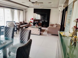 Living Room in 4 BHK Apartment at Juhu – for Rent