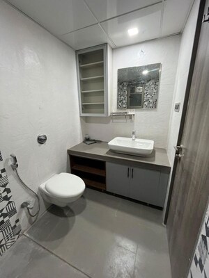 Bathroom in 2 BHK Apartment at Bramhacorp The Collection, Kalyani Nagar – for Rent