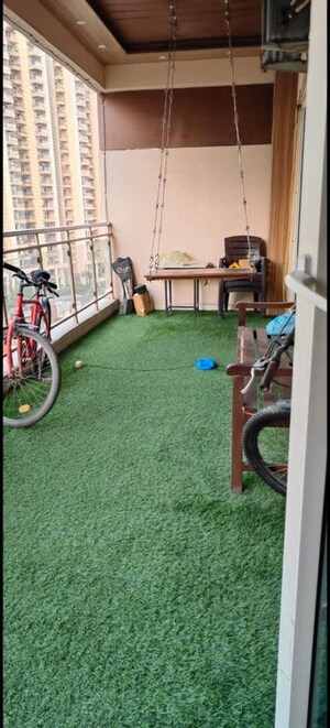 Balcony in 3.5 BHK Apartment at Gaur Sportswood, Sector 79 – for Rent