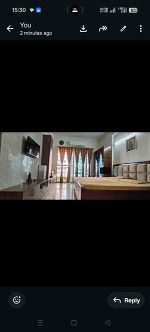 Kitchen in 3.5 BHK Apartment at Gaur Sportswood, Sector 79 – for Rent