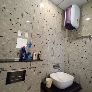 Bathroom in 3 BHK Apartment at GHB Splande, Patiala Road – for Rent