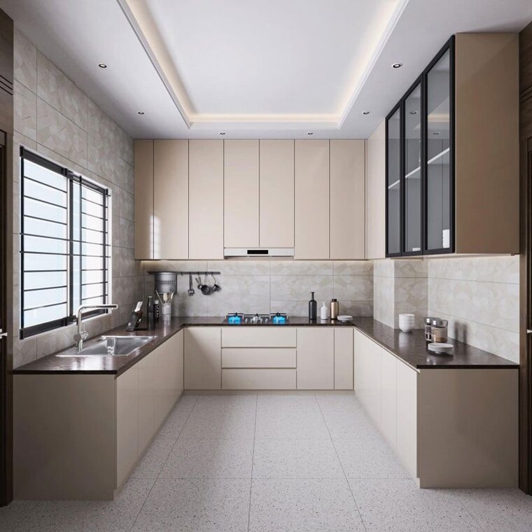 Kitchen, kharar road 3 Bedroom 2240 Sq.Ft. Apartment In Kharar Road Mohali 10298070
