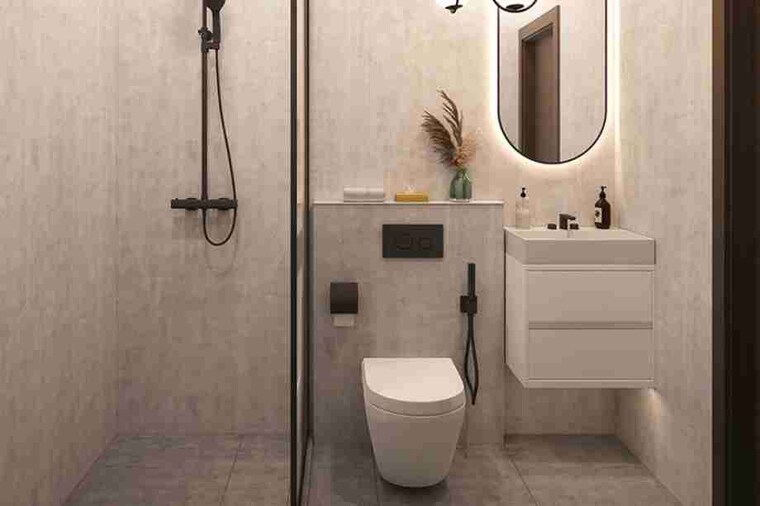 Bathroom, shraddha-neera-enclave 3 Bedroom 1415 Sq.Ft. Apartment In Mulund West Mumbai 10300436