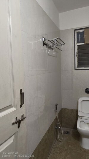 Bathroom in 3 BHK Apartment at Archana Kohinoor Glory, Mohammadwadi – for Rent