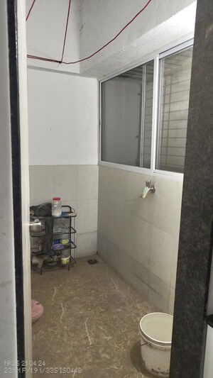 Bathroom in 3 BHK Apartment at Archana Kohinoor Glory, Mohammadwadi – for Rent