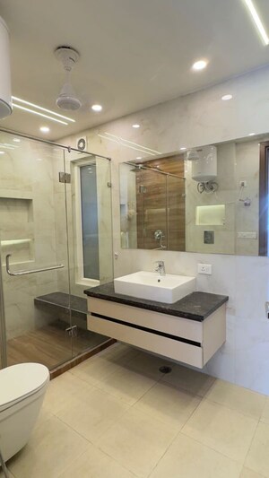 Kitchen in  Builder Floor at Agrim Apartment, Sector 43 – for Rent