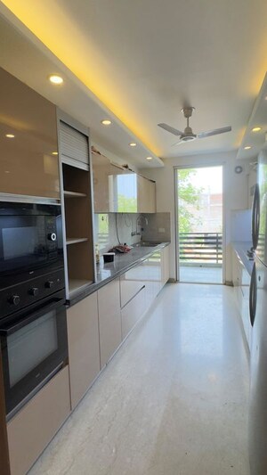 Kitchen in  Builder Floor at Agrim Apartment, Sector 43 – for Rent