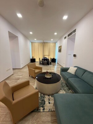 Living Room in 3 BHK Apartment at Avighna One Avighna Park, Lower Parel – for Sale