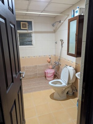 Bathroom in 3 BHK Apartment at Sobha Iris, Bellandur – for Rent