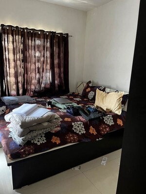 Bedroom in 2 BHK Apartment at S P Carnation, Pimple Saudagar – for Rent