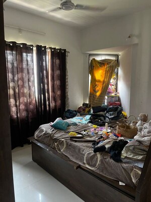 Bedroom in 2 BHK Apartment at S P Carnation, Pimple Saudagar – for Rent