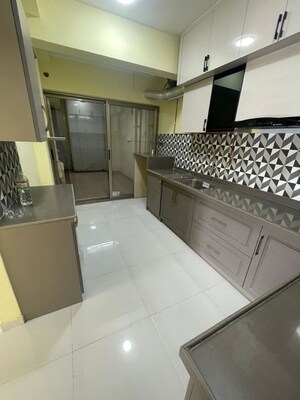 Kitchen in 2 BHK Apartment at Bramhacorp The Collection, Kalyani Nagar – for Rent