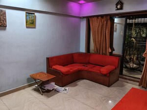 Living Room in 2 BHK Apartment at Triveni Garden, Khadakpada – for Sale