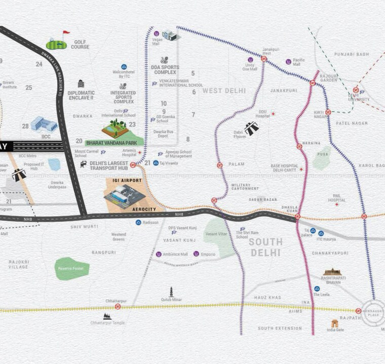 Map Location, smart-world-113 3 Bedroom 1809 Sq.Ft. Apartment In Sector 113 Gurgaon 10300608