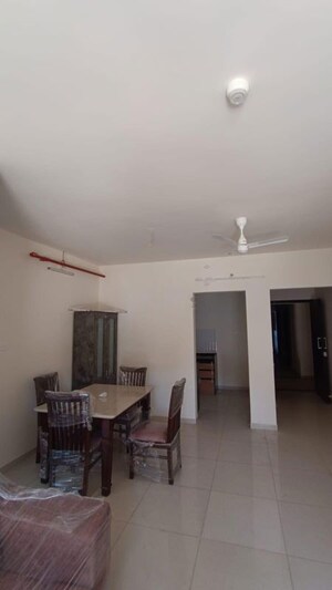 Living Room in 3 BHK Apartment at Shapoorji Pallonji Vanaha Golfland, Bavdhan – for Rent