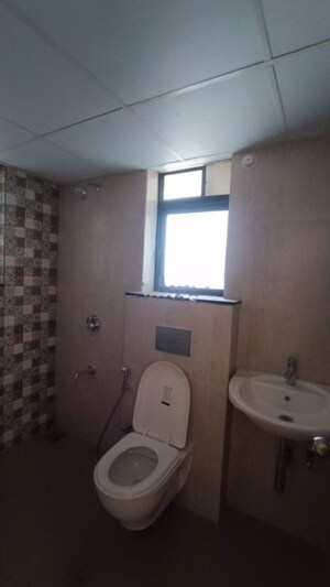 Bathroom in 3 BHK Apartment at Shapoorji Pallonji Vanaha Golfland, Bavdhan – for Rent