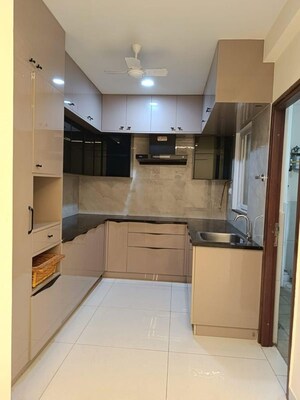 Kitchen in 3 BHK Apartment at GHR Titania, Kondapur – for Rent