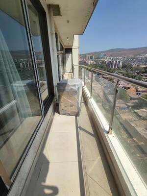 Balcony in 1 BHK Apartment at Conwood Astoria, Goregaon East – for Rent